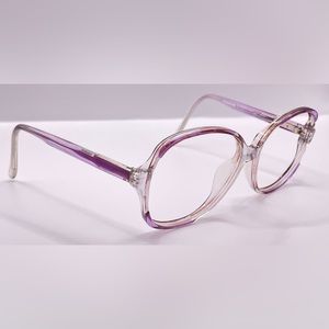 Vintage Dimensions D391 Purple Oval Sunglasses Frames  Only